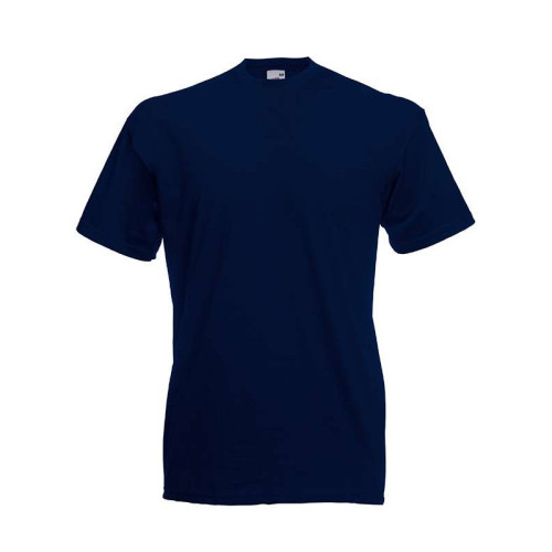 Футболка чоловіча Fruit of the Loom Valueweight Deep Navy темно-синя розмір 3XL