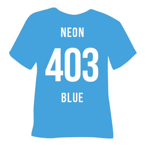 Термоплівка 403 NEON BLUE  Poli-Flex Premium, неонова голуба