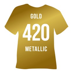 Термоплівка 420 GOLD METALLIC Poli-Flex Premium, золота матова Термоплівка 420 GOLD METALLIC Poli-Flex Premium, золота матова
