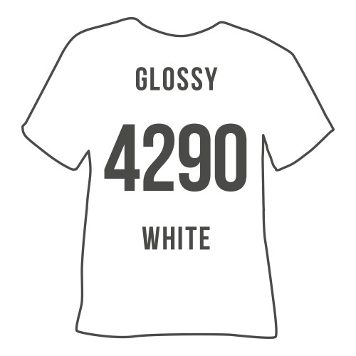 Термоплівка 4290 GLOSSY WHITE  Poli-Flex Premium, біла глянцева