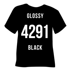 Термоплівка 4291 GLOSSY BLACK Poli-Flex Premium, чорна глянцева Термоплівка 4291 GLOSSY BLACK Poli-Flex Premium, чорна глянцева
