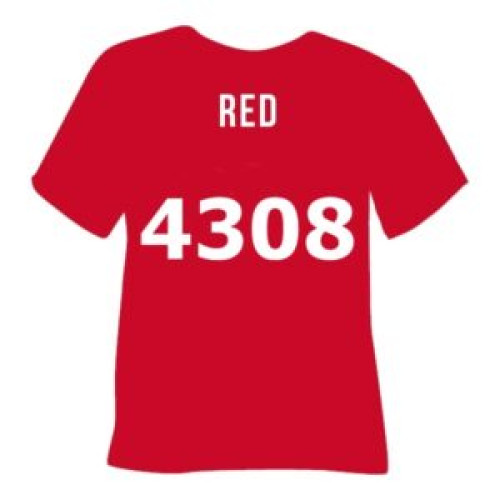 Термоплівка 4308 RED Poli-Flex Premium, червона Термоплівка 4308 RED Poli-Flex Premium, червона