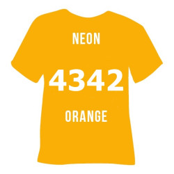 Термоплівка 4342 NEON ORANGE Poli-Flex Perform, неонова помаранчева