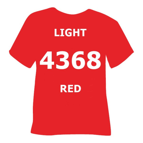 Термоплівка 4368 LITE RED  Poli-Flex Perform, світло-червона