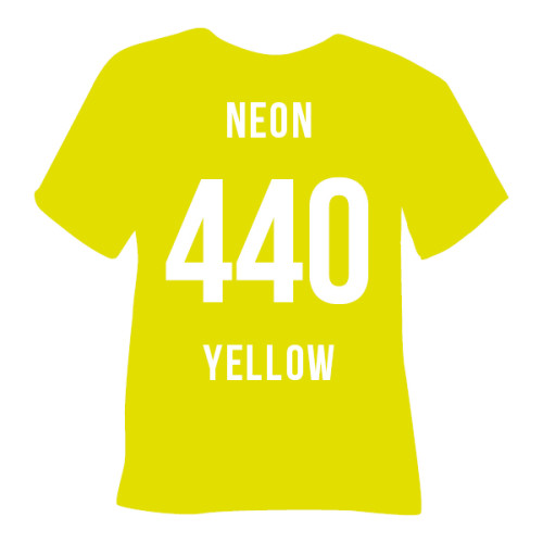 Термоплівка 440 NEON YELLOW Poli-Flex Premium, неонова жовта