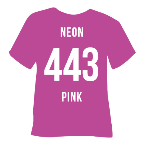 Термоплівка 443 NEON PINK  Poli-Flex Premium, неонова рожева