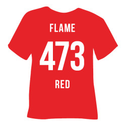 Термоплівка 473 FLAME RED  Poli-Flex Premium, вогняно-червона