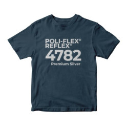 Термоплівка світловідбиваюча Poli-Flex Premium reflex 4782  Politape, срібляста
