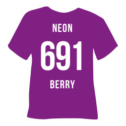 Термоплівка 691 NEON BERRY  Poli-Flex Premium, неонова ягода