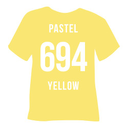 Термоплівка 694 PASTEL YELLOW Poli-Flex Premium, пастельно-жовта