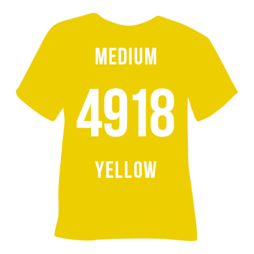 Термоплівка 4918 MEDIUM YELLOW Poli-Flex Turbo, середньо-жовта Термоплівка 4918 MEDIUM YELLOW Poli-Flex Turbo, середньо-жовта