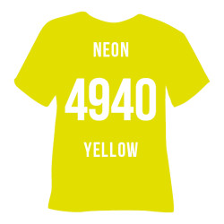 Термоплівка  4940 NEON YELLOW Poli-Flex Turbo, неонова жовта