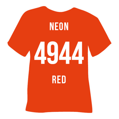 Термоплівка  4944 NEON RED Poli-Flex Turbo, неонова червона