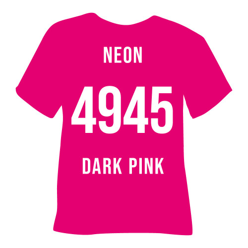Термоплівка  4945 NEON DARK PINK Poli-Flex Turbo, неонова темно-рожева