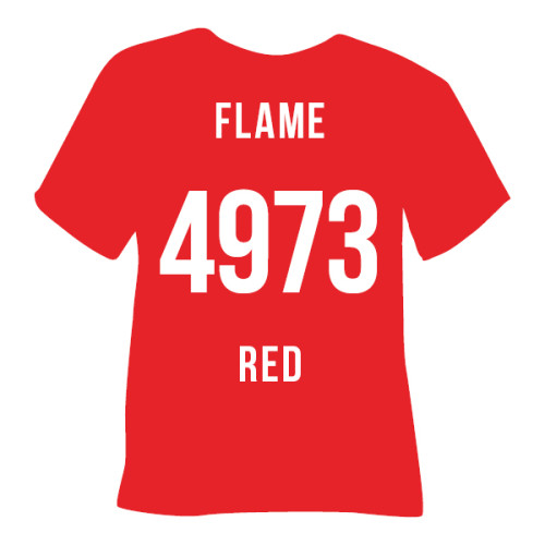 Термоплівка  4973 FLAME RED Poli-Flex Turbo, червоне полум’я