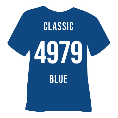 Термоплівка  4979 CLASSIC BLUE Poli-Flex Turbo, класична синя